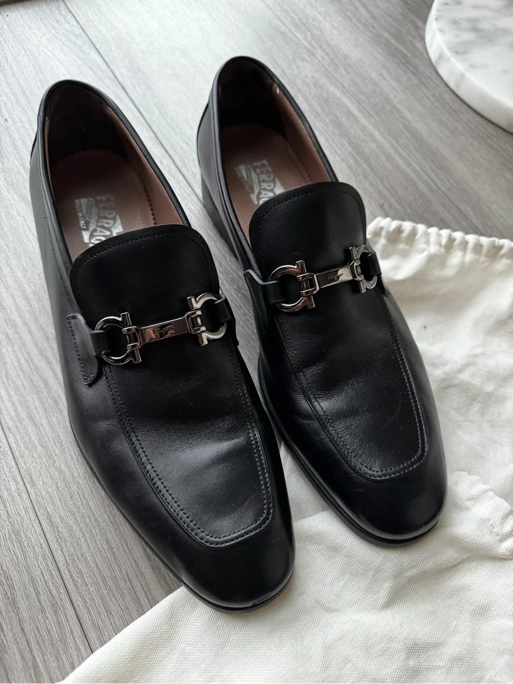 Ferragamo Foster Bit Gancini Loafer 10.5 US